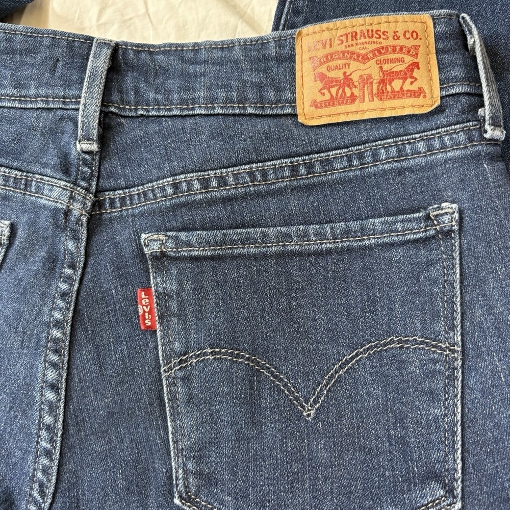 Levi's‎ 711 Skinny Women's Jeans Stretch Red Tab Patch Pocket Cargo Utility 29W